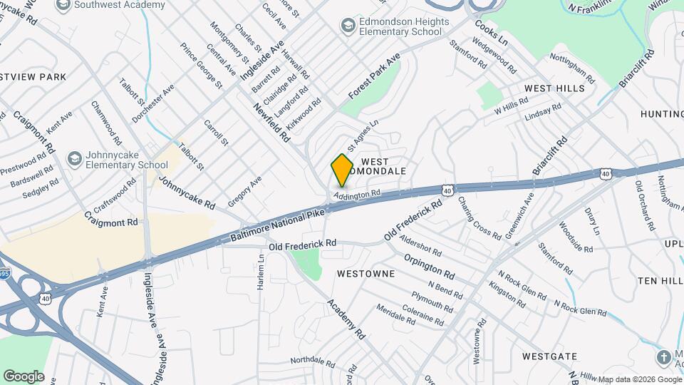 5466 Addington Rd Map and Location Details