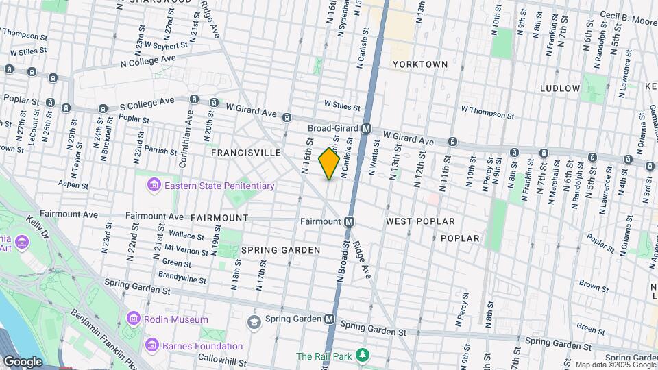 823 N 15th St Map and Location Details
