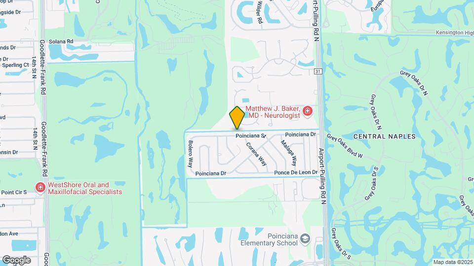 2581 Poinciana St Map and Location Details