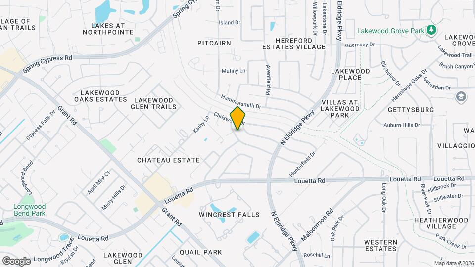 12910 Ivyforest Dr Map and Location Details