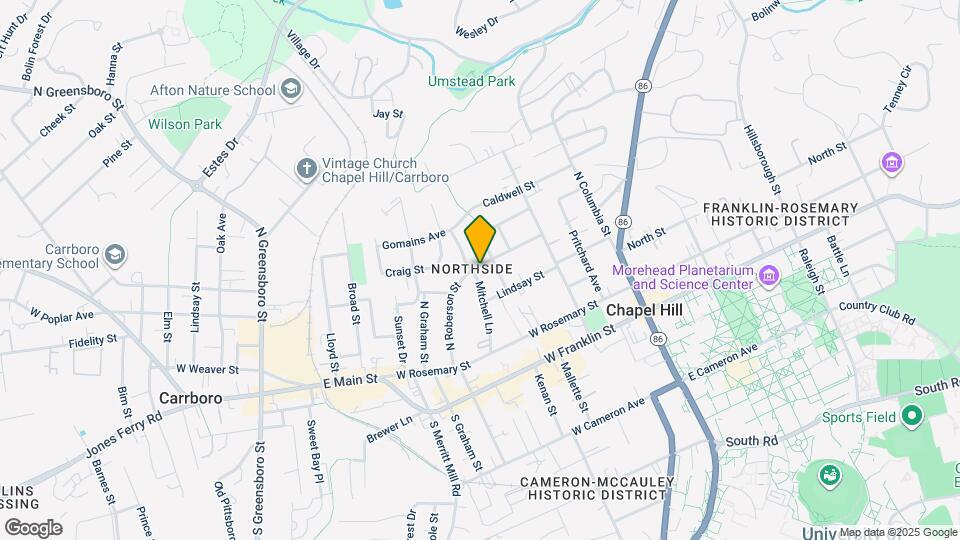 405 McDade St Map and Location Details