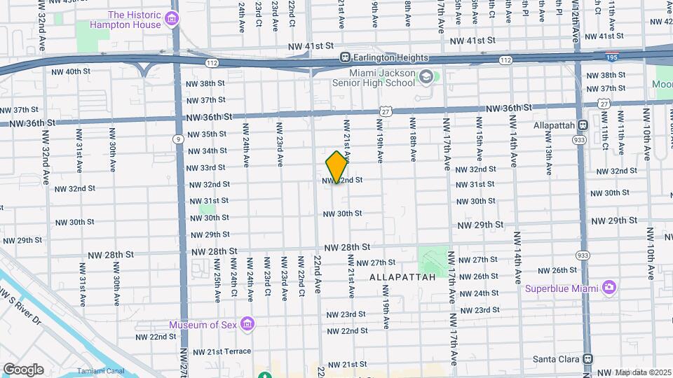 3125 NW 21st Ct-Unit -01 Mapa y Detalles de la Ubicación