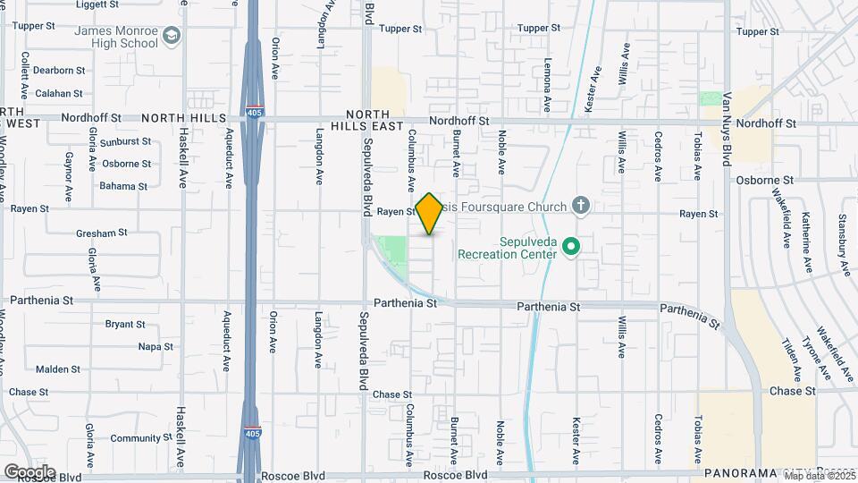 15232 Gresham St Map and Location Details