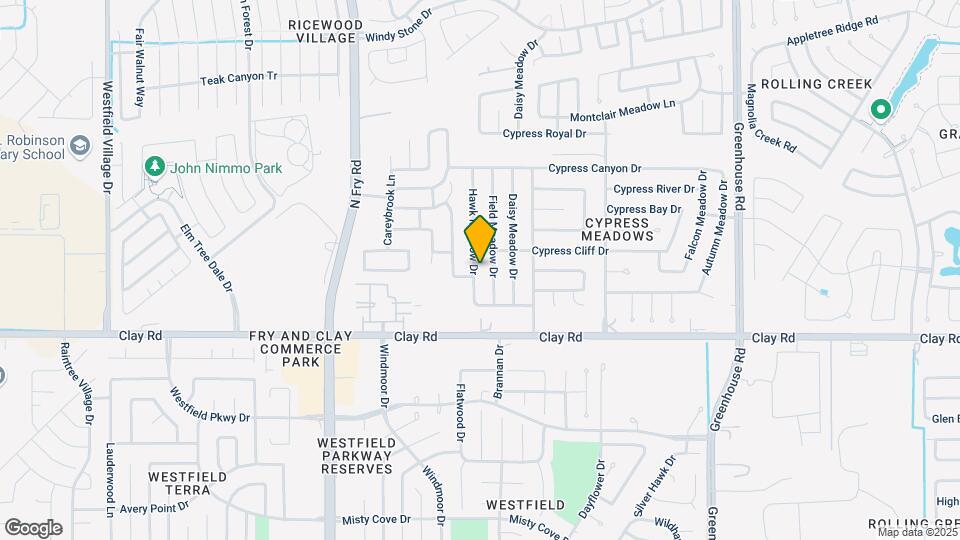 4238 Hawk Meadow Dr Map and Location Details