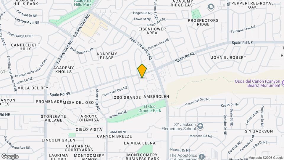 5204 Edwards Dr NE, Unit D53 Map and Location Details