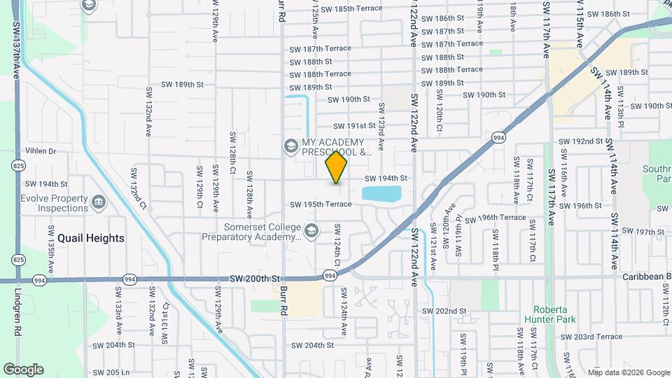 19452 SW 124th Ct Map and Location Details