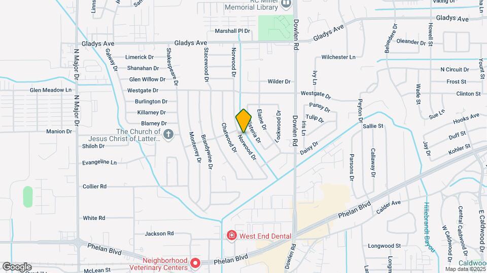 970 Norwood Dr Map and Location Details