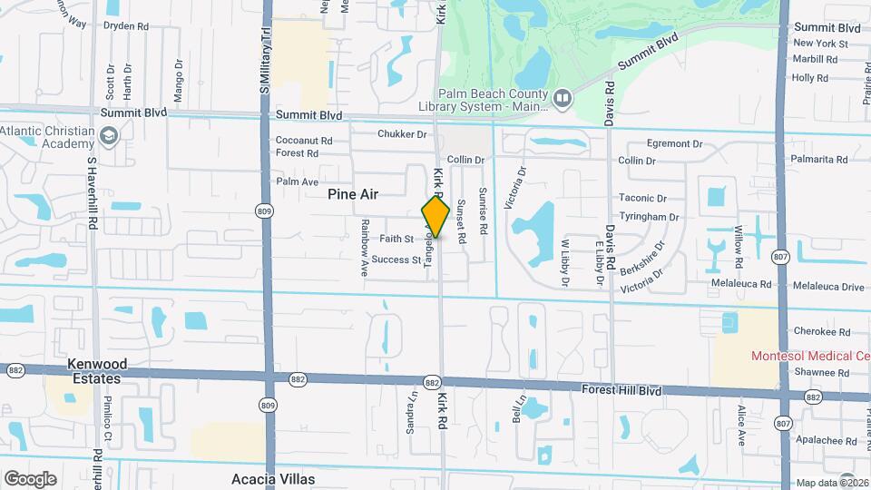 1353 Kirk Rd Map and Location Details