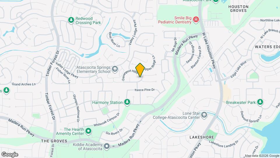 13227 Clover Creek Point Ln Map and Location Details