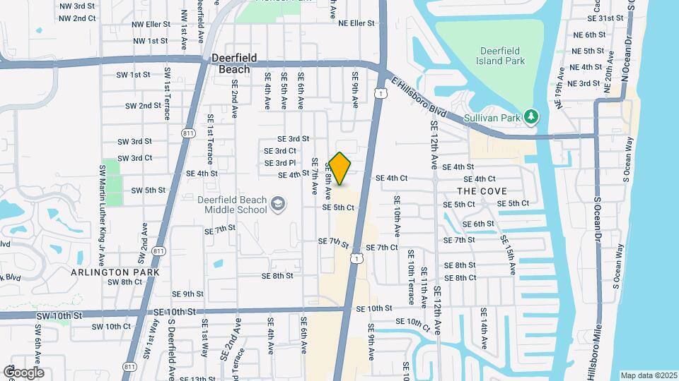836 SE 4th Ct Map and Location Details