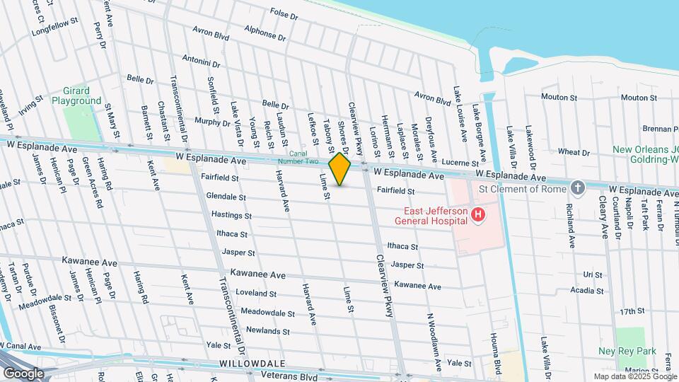 4636 Fairfield St Map and Location Details