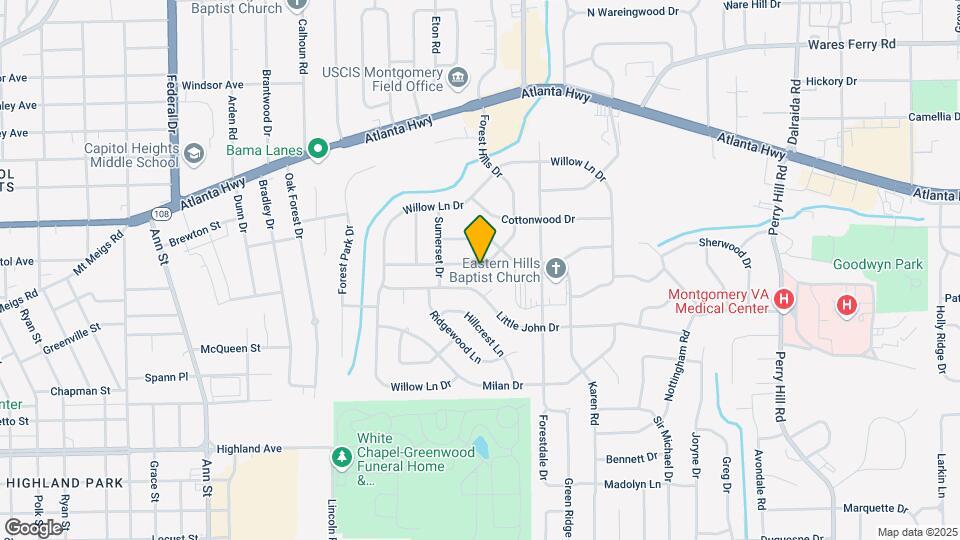425 Forest Hills Dr Map and Location Details