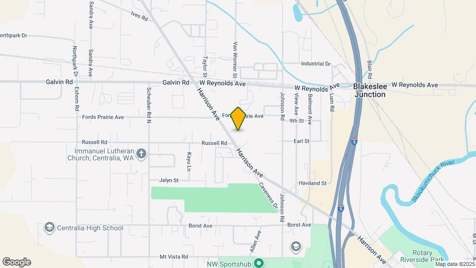 1406 Harrison Ave Map and Location Details