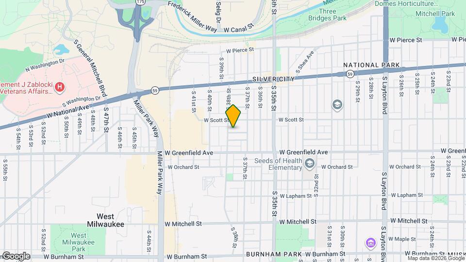 3736 W Dorothy Pl, Unit lower Map and Location Details