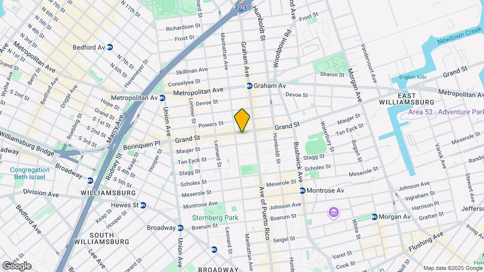 686 Grand St Map and Location Details