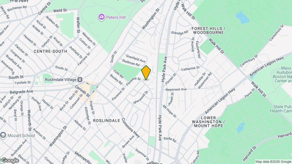 192 Florence St, Unit 1 Map and Location Details