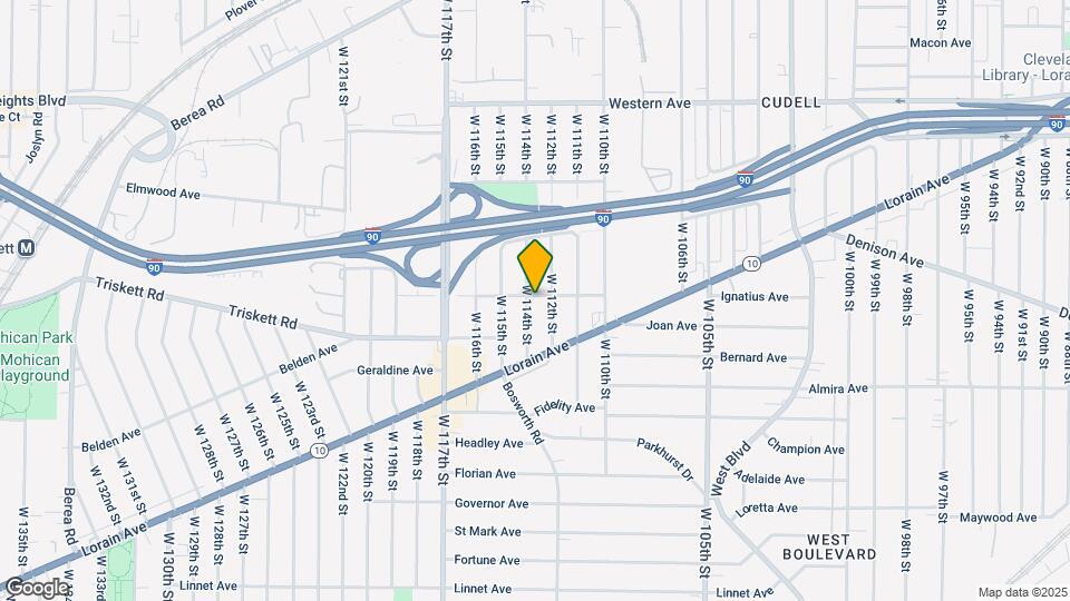 3219 W 114th St Map and Location Details
