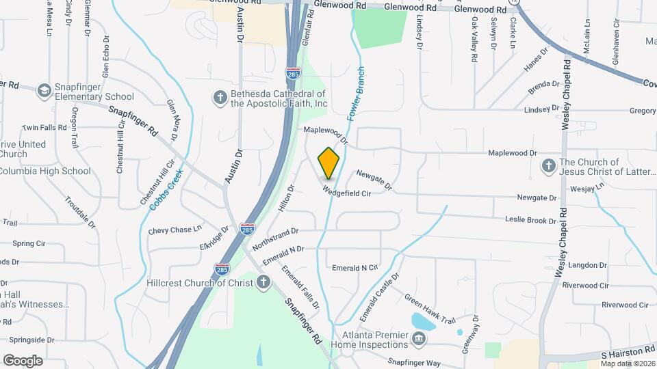 3920 Wedgefield Cir Map and Location Details