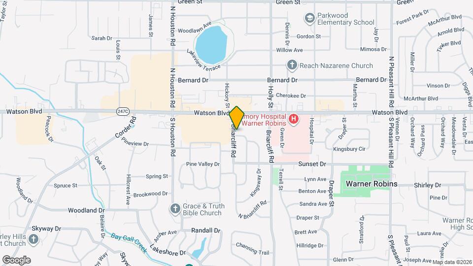 800 N Briarcliff Rd Map and Location Details