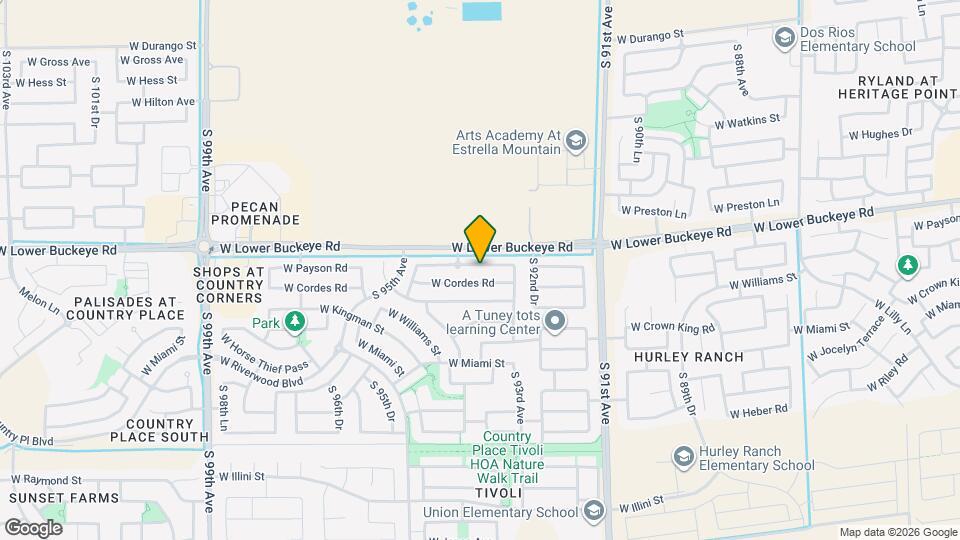 9343 W Payson Rd Mapa y Detalles de la Ubicación