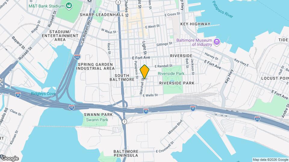 1716 Light St Map and Location Details