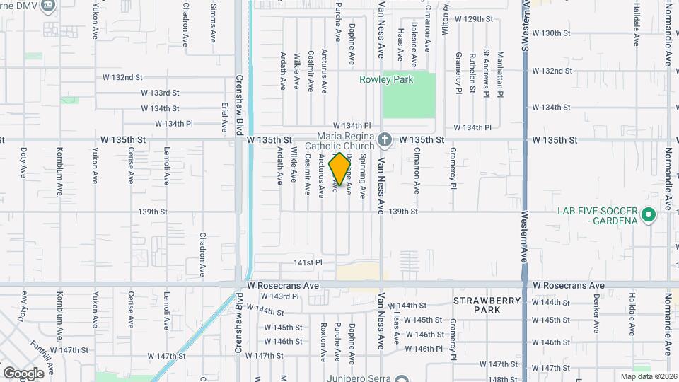 13716 Purche Ave Map and Location Details