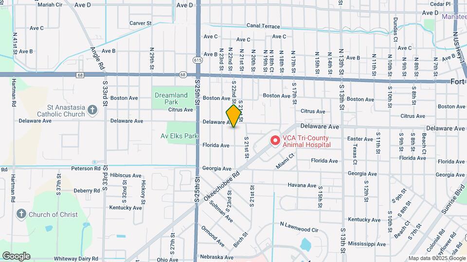 507 S 22nd St-Unit -B Map and Location Details