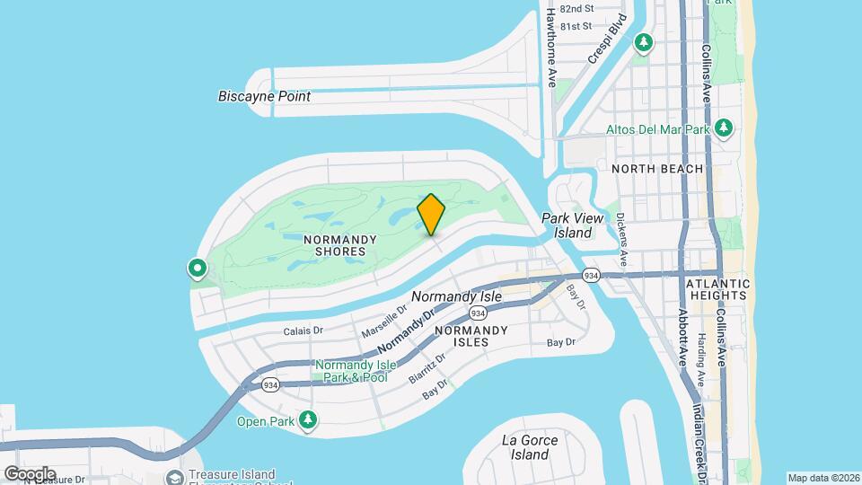 401 S Shore Dr Map and Location Details
