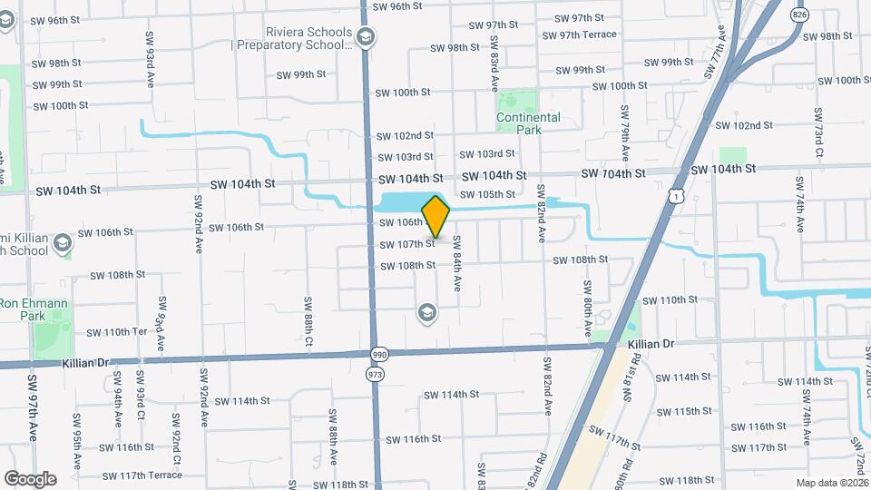 8442 SW 107th St Map and Location Details