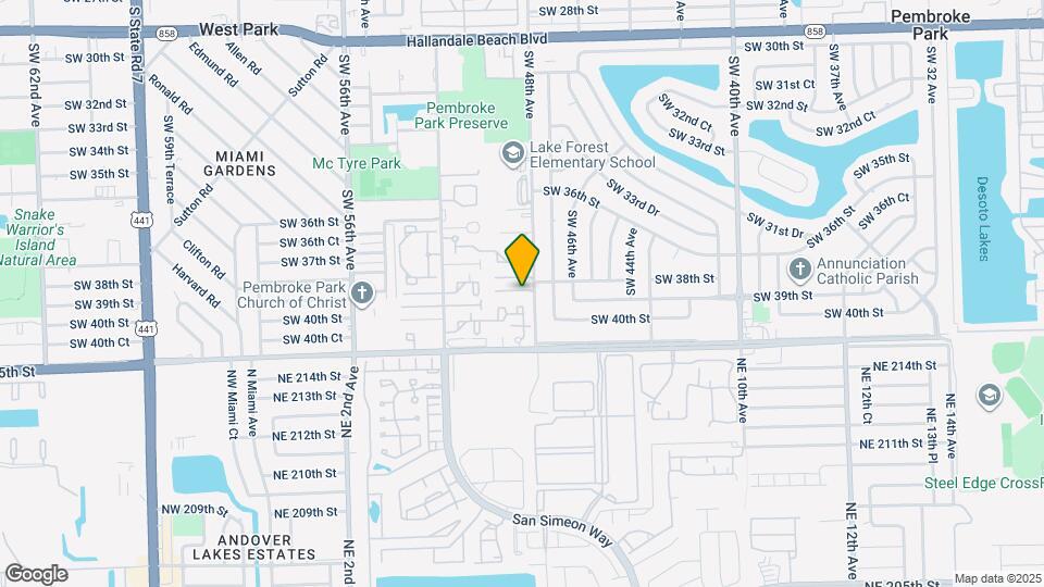 3944 SW 48th Ave Map and Location Details