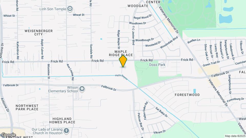 2715 Frick Rd Map and Location Details