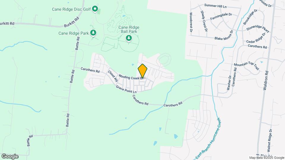1427 Winding Creek Dr Map and Location Details