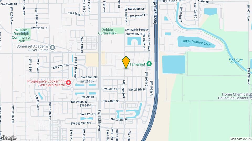 10890 SW 235th St Map and Location Details