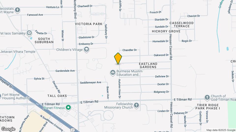 6914 Autumn View Dr Map and Location Details