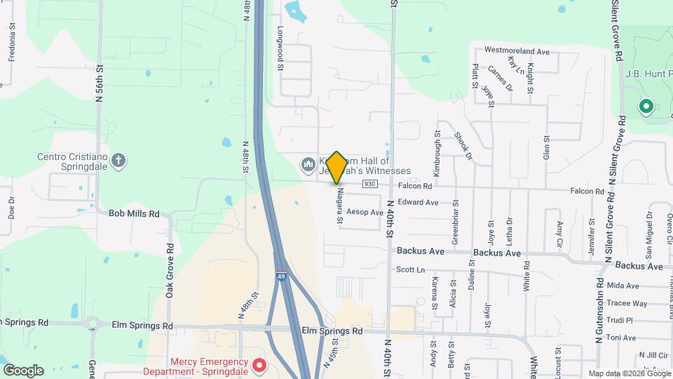 1668 Niagara St Map and Location Details