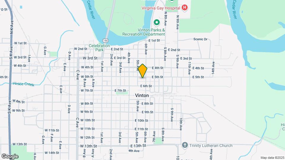 504 E 5th St, Unit Upper Map and Location Details