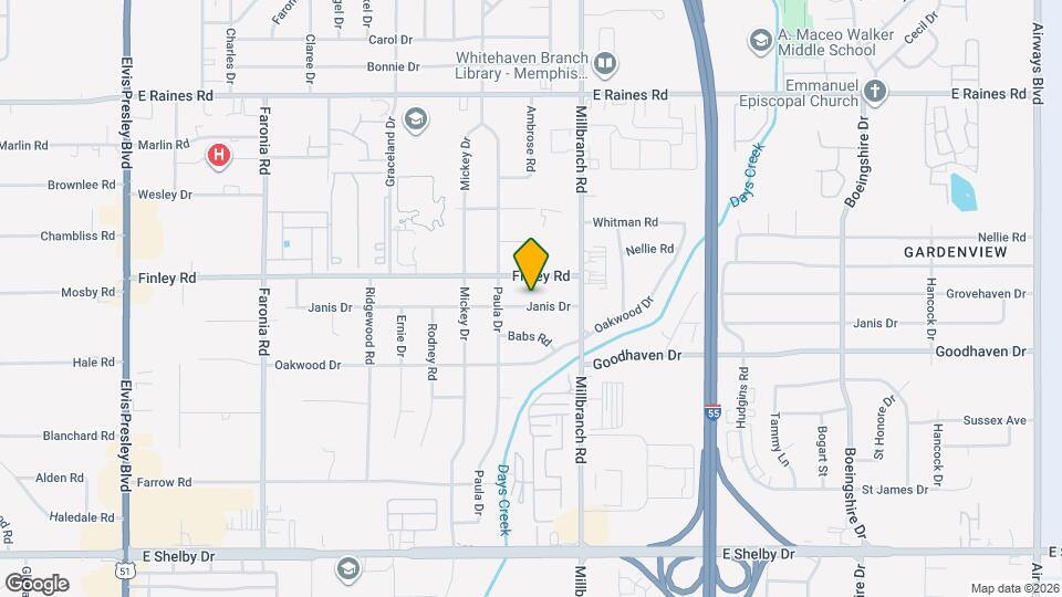 1630 Janis Dr Map and Location Details