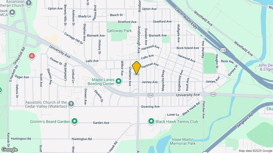 1026 Ansborough Ave Map and Location Details
