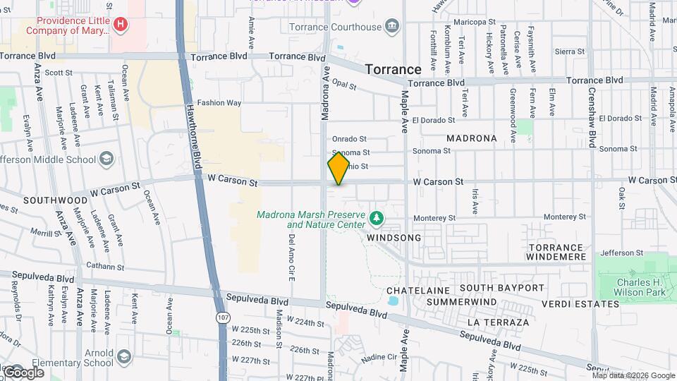 3316 W Carson St Mapa y Detalles de la Ubicación