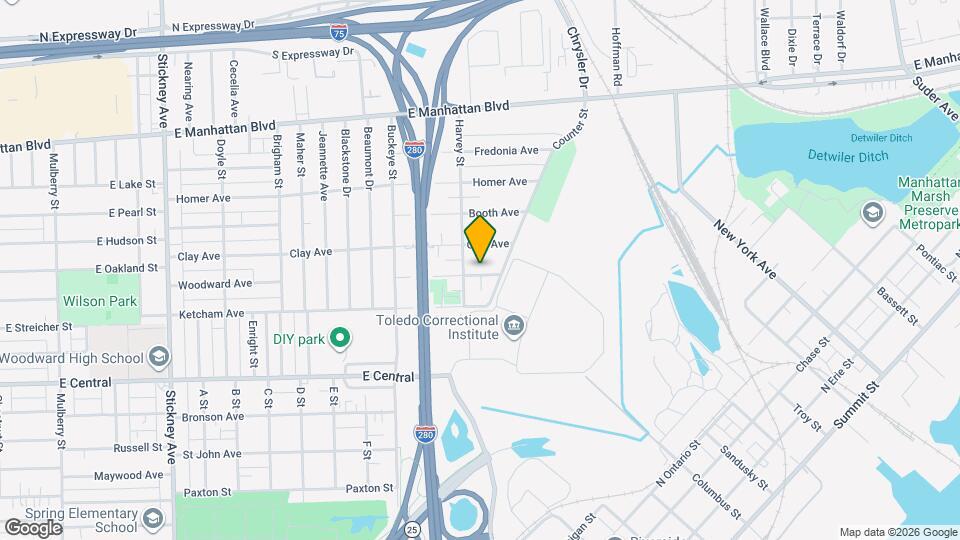 1817 Ridgewood Ave Mapa y Detalles de la Ubicación