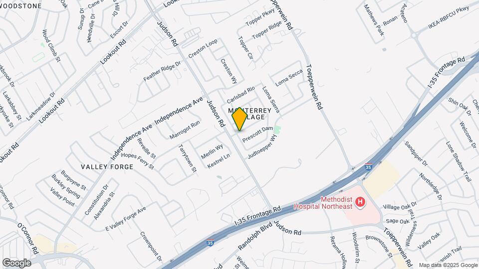 6602 Nora Vista Wy Map and Location Details