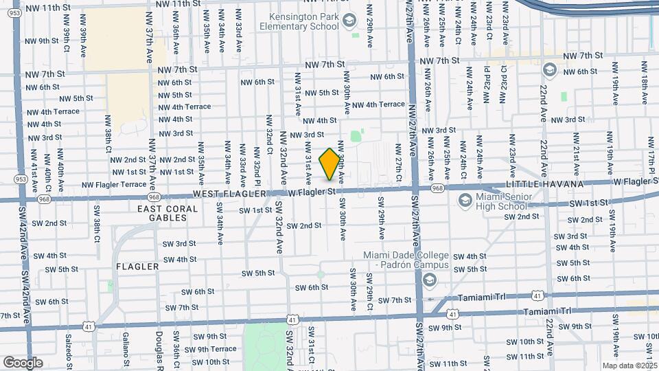 3041 W Flagler St Map and Location Details
