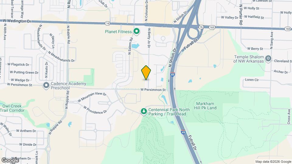 531 N Betty Jo Dr Mapa y Detalles de la Ubicación