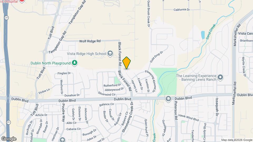 6743 Harvey Ln Map and Location Details