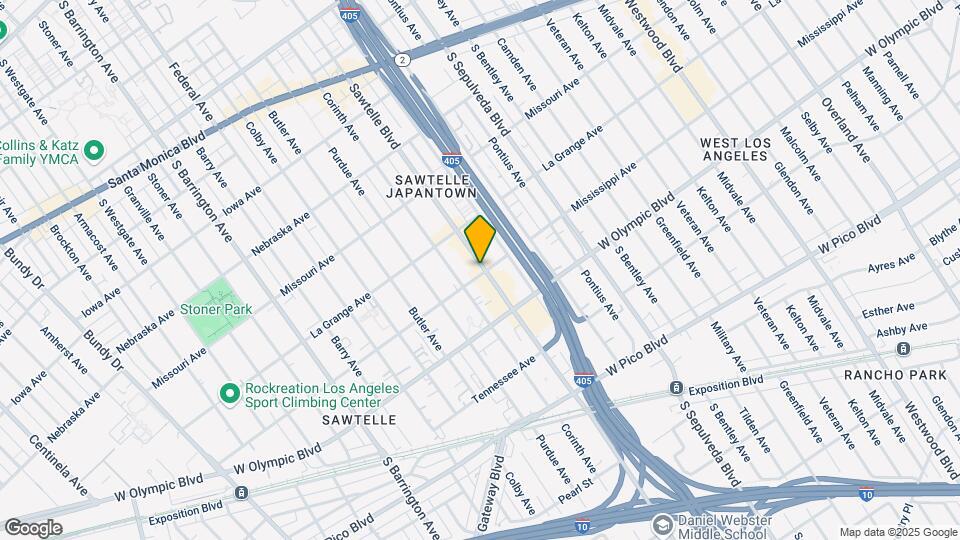 2051 Sawtelle Blvd Map and Location Details