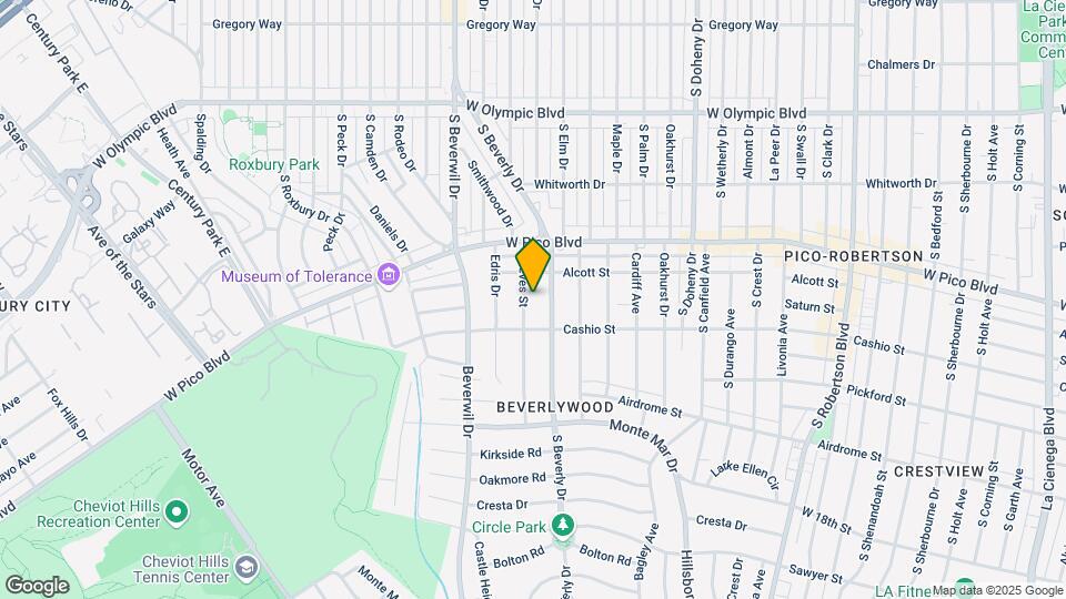 1458 Reeves St Map and Location Details