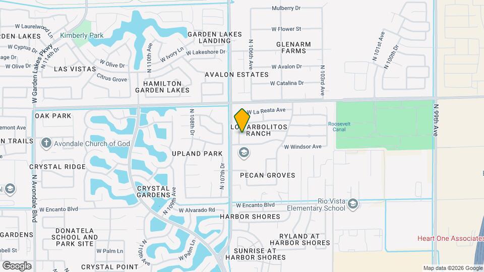 2763 N 106th Ln Mapa y Detalles de la Ubicación