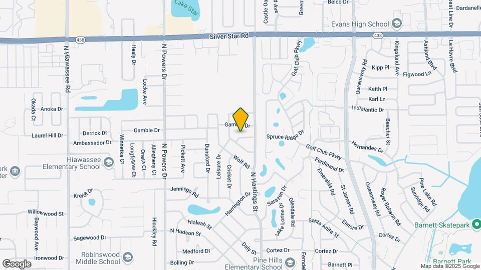 5825 Hornet Dr Map and Location Details