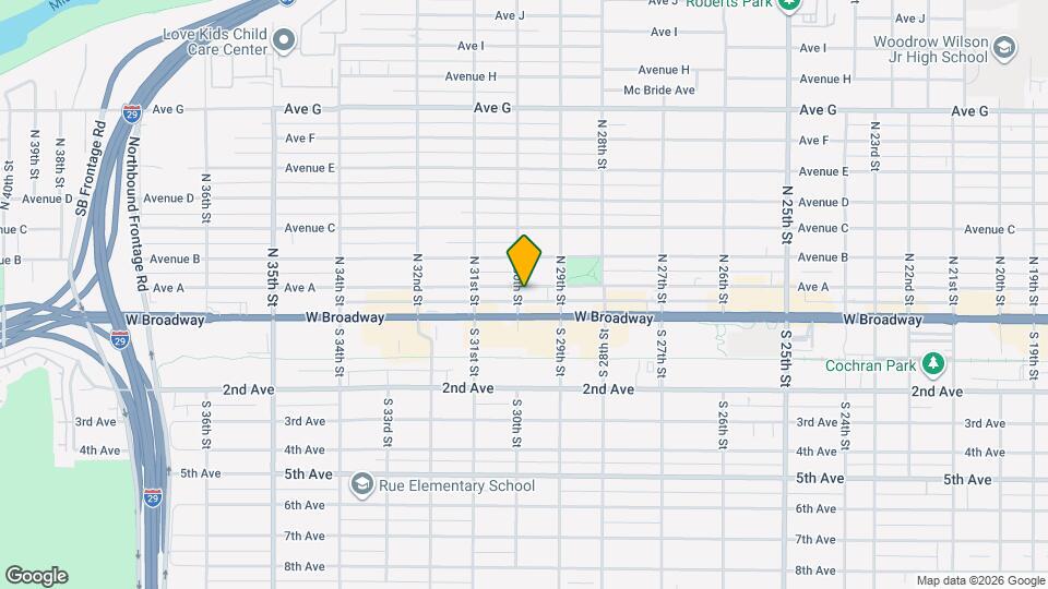 2937 Ave A, Unit 2937 1/2 Map and Location Details
