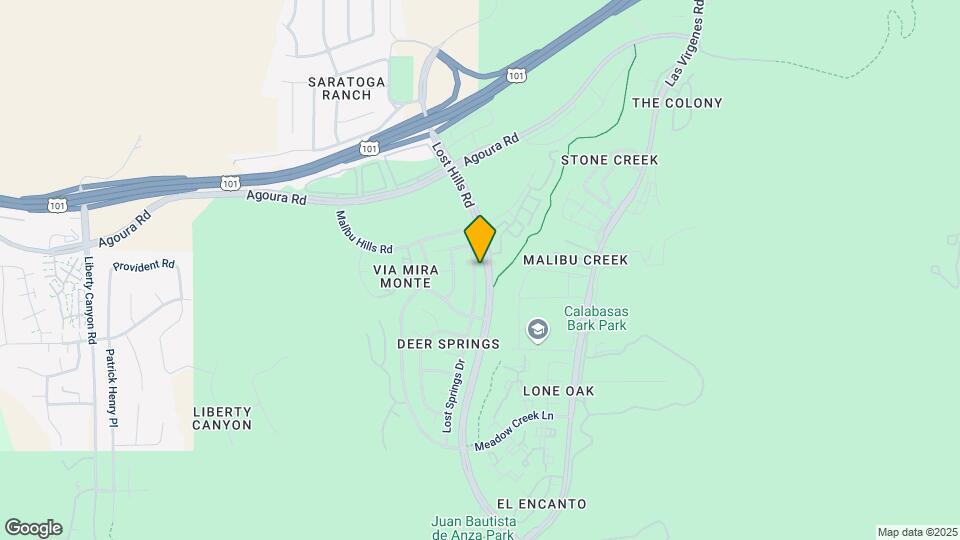 4210 Lost Springs Dr Map and Location Details